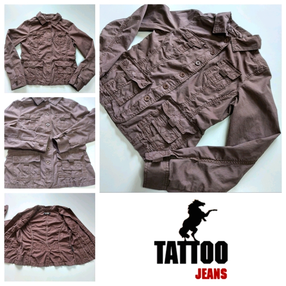 Vintage TATTOO JEANS Women's Light Weight Jacket